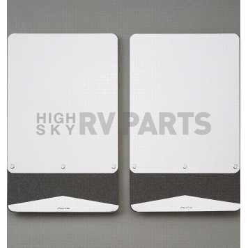 Putco Mud Flap - Stainless Steel Black Set Of 2 - 79472