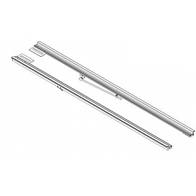 BAK Industries Tonneau Cover Rail Black Aluminum Set Of 2 - 26203BT69