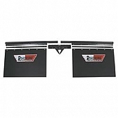 Roadmaster Inc Mud Flap - Rubber Black Powder Coated Set Of 2 - 4400102