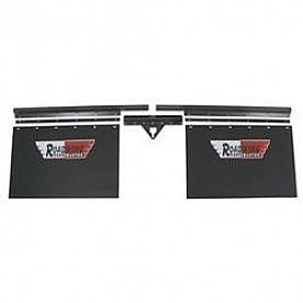 Roadmaster Inc Mud Flap - Rubber Black Powder Coated Set Of 2 - 4400102