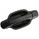Help! By Dorman Exterior Door Handle - Plastic Black Single - 79318