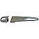 Help! By Dorman Exterior Door Handle - Plastic Silver Single - 95136