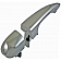 Help! By Dorman Exterior Door Handle - Plastic Silver Single - 95136