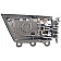 Help! By Dorman Interior Door Handle - Lever Plastic Gray Housing With Silver Lever Single - 79882