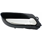 Help! By Dorman Interior Door Handle - Plastic Black Housing With Silver Lever Single - 95137