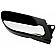 Help! By Dorman Interior Door Handle - Plastic Black Housing With Silver Lever Single - 95137