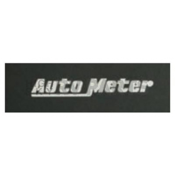 AutoMeter Decal - Black With White Letters - 0213