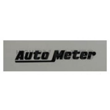 AutoMeter Decal - Black - 0214