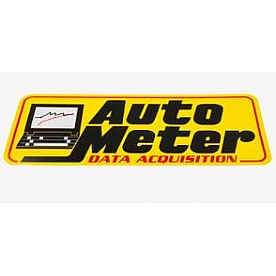 AutoMeter Decal - Black/ Yellow - 0220