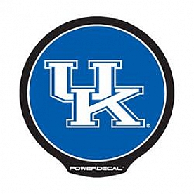 POWERDECAL Decal - University Of Kentucky Logo Black Plastic 4-1/2 Inch - PWR190101