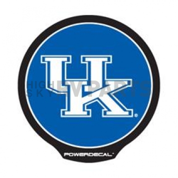 POWERDECAL Decal - University Of Kentucky Logo Black Plastic 4-1/2 Inch - PWR190101