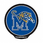 POWERDECAL Decal - University Of Memphis Tigers Logo Black Plastic 4-1/2 Inch - PWR180801