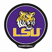POWERDECAL Decal - Louisiana State University Tigers Logo Black Plastic 4-1/2 Inch - PWR170101