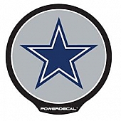 POWERDECAL Decal - Dallas Cowboys Logo Black Plastic 4-1/2 Inch - PWR1801