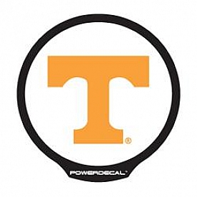POWERDECAL Decal - University Of Tennessee Logo Black Plastic 4-1/2 Inch - PWR180101