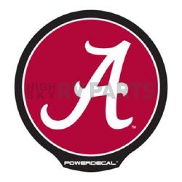 POWERDECAL Decal - University Of Alabama Logo Black Plastic 4-1/2 Inch - PWR150101