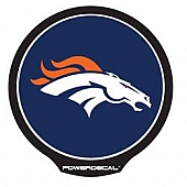 POWERDECAL Decal - Denver Broncos Logo Black Plastic 4-1/2 Inch - PWR1601