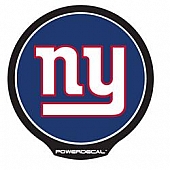 POWERDECAL Decal - New York Giants Logo Black Plastic 4-1/2 Inch - PWR1401