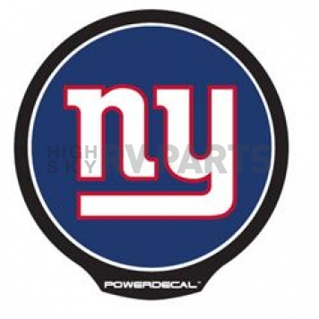 POWERDECAL Decal - New York Giants Logo Black Plastic 4-1/2 Inch - PWR1401