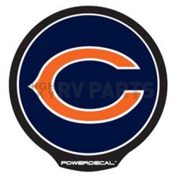 POWERDECAL Decal - Chicago Bears Logo Black Plastic 4-1/2 Inch - PWR1201
