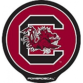 POWERDECAL Decal - University Of South Carolina Gamecocks Logo Black Plastic 4-1/2 Inch - PWR120101