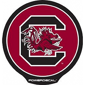 POWERDECAL Decal - University Of South Carolina Gamecocks Logo Black Plastic 4-1/2 Inch - PWR120101