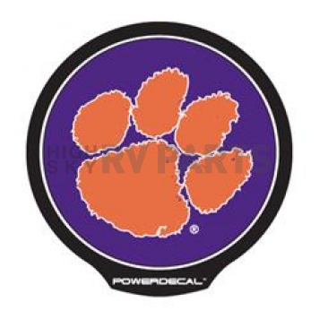 POWERDECAL Decal - Clemson University Tigers Logo Black Plastic 4-1/2 Inch - PWR120201