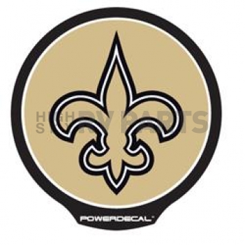 POWERDECAL Decal - New Orleans Saints Logo Black Plastic 4-1/2 Inch - PWR1301
