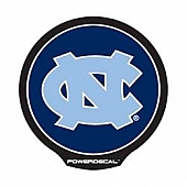 POWERDECAL Decal - University Of North Carolina Logo Black Plastic 4-1/2 Inch - PWR130101