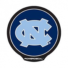 POWERDECAL Decal - University Of North Carolina Logo Black Plastic 4-1/2 Inch - PWR130101