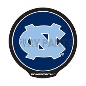 POWERDECAL Decal - University Of North Carolina Logo Black Plastic 4-1/2 Inch - PWR130101