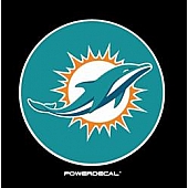 POWERDECAL Decal - Miami Dolphins  4 Inch - PWR1102