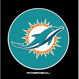 POWERDECAL Decal - Miami Dolphins  4 Inch - PWR1102