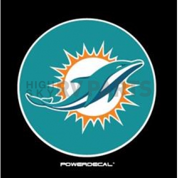 POWERDECAL Decal - Miami Dolphins  4 Inch - PWR1102