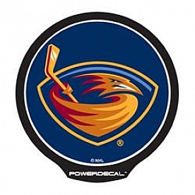 POWERDECAL Decal - Atlanta Thrashers Logo Black Plastic 4-1/2 Inch - PWR10001