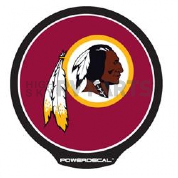 POWERDECAL Decal - Washington Redskins Logo Black Plastic 4-1/2 Inch - PWR1001