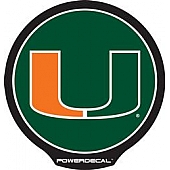 POWERDECAL Decal - Miami University Logo Black Plastic 4-1/2 Inch - PWR100301