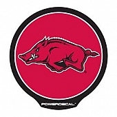 POWERDECAL Decal - University Of Arkansas Razorbacks Logo Black Plastic 4-1/2 Inch - PWR360101