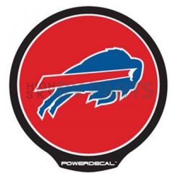 POWERDECAL Decal - Buffalo Bills Logo Black Plastic 4-1/2 Inch - PWR3501