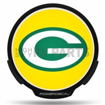 POWERDECAL Decal - Green Bay Packers Plastic 4-1/2 Inch - PWR3302
