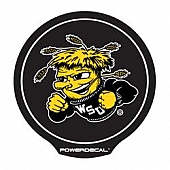 POWERDECAL Decal - Wichita State University Logo Black Plastic 4-1/2 Inch - PWR310301