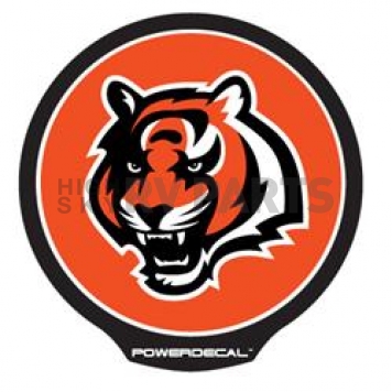 POWERDECAL Decal - Cincinnati Bengals Logo Black Plastic 4-1/2 Inch - PWR3201