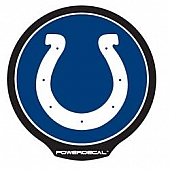 POWERDECAL Decal - Indianapolis Colts Logo Black Plastic 4-1/2 Inch - PWR2601