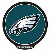 POWERDECAL Decal - Philadelphia Eagles Logo Black Plastic 4-1/2 Inch - PWR2501