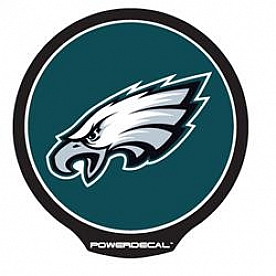 POWERDECAL Decal - Philadelphia Eagles Logo Black Plastic 4-1/2 Inch - PWR2501