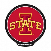 POWERDECAL Decal - Iowa State University Logo Black Plastic 4-1/2 Inch - PWR250201