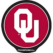 POWERDECAL Decal - Oklahoma Logo Black Plastic 4-1/2 Inch - PWR230201