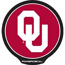 POWERDECAL Decal - Oklahoma Logo Black Plastic 4-1/2 Inch - PWR230201