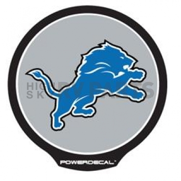 POWERDECAL Decal - Detroit Lions Logo Black Plastic 4-1/2 Inch - PWR2401
