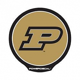 POWERDECAL Decal - Purdue University Logo Black Plastic 4-1/2 Inch - PWR200201